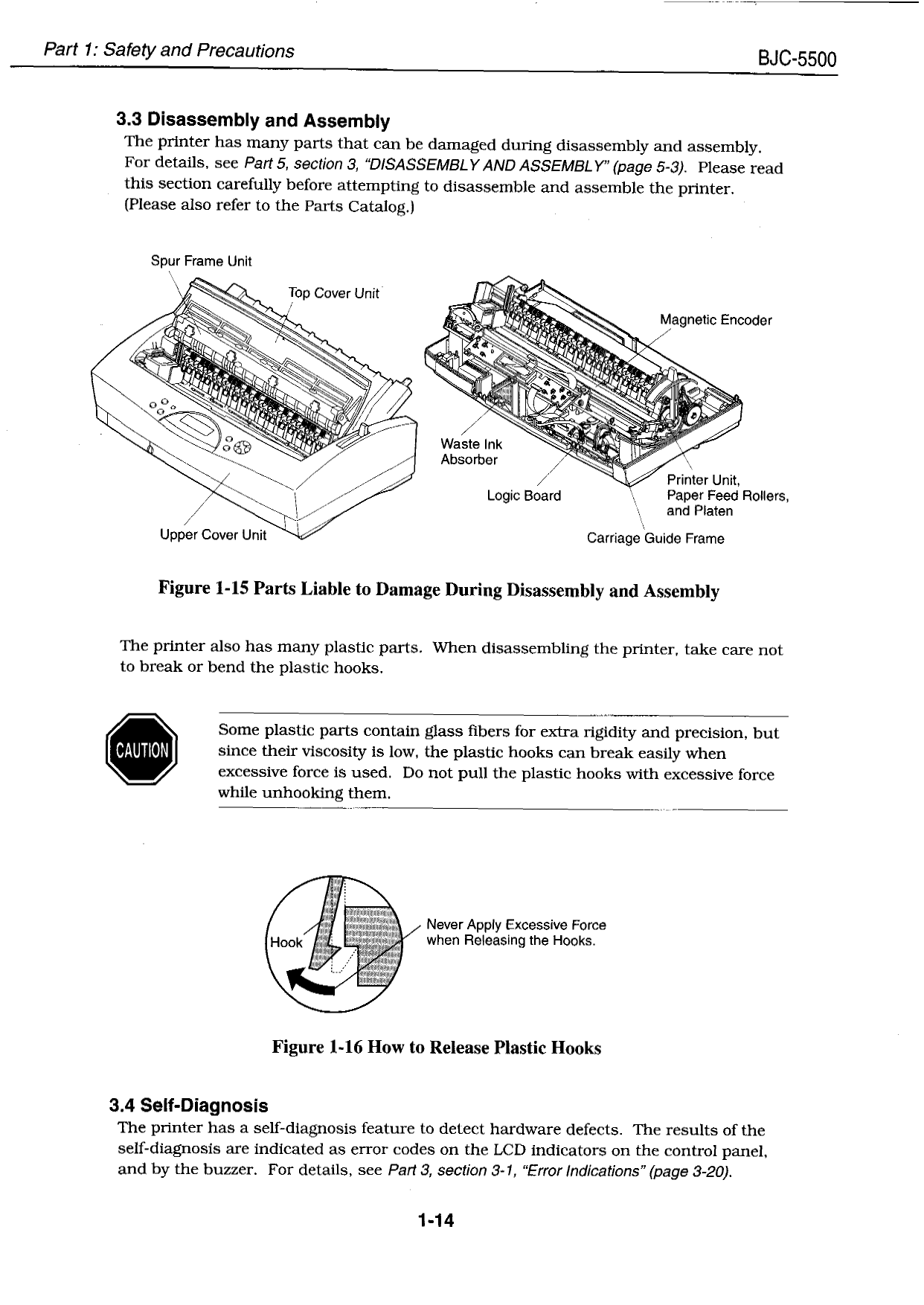 Canon BubbleJet BJC-5500 Service Manual-2